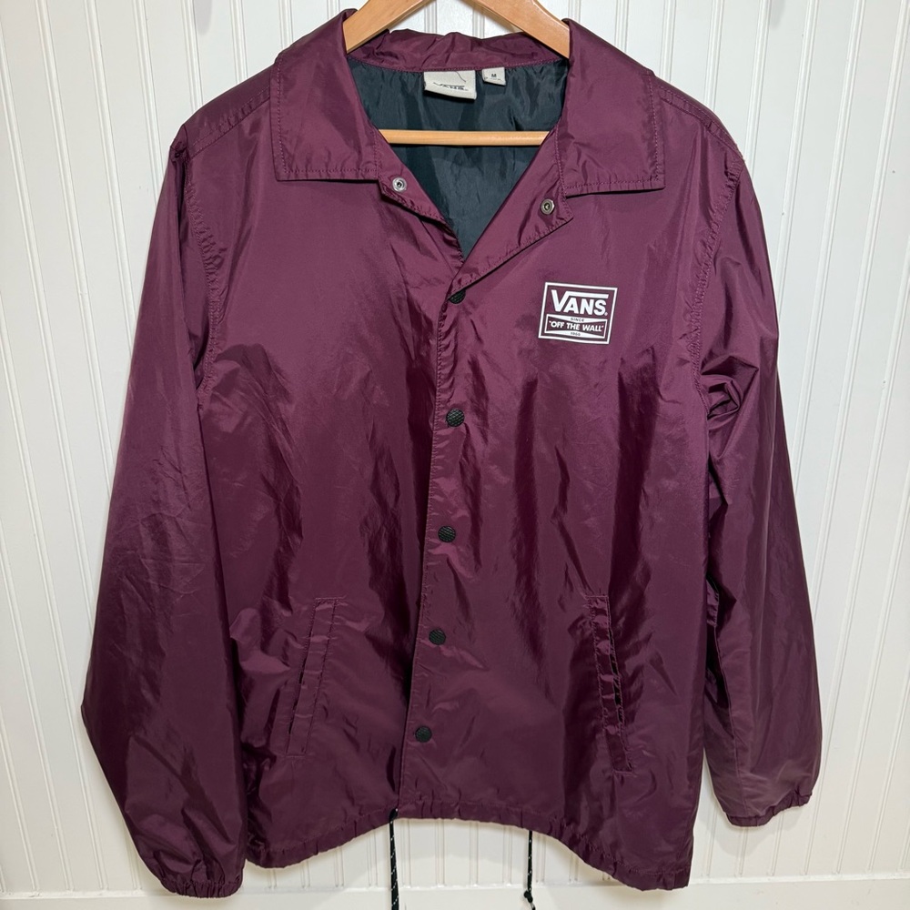 Vans Men's Burgundy/Maroon Jacket